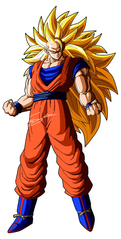 Goku Super Saiyan 3 By Thetabbyneko On Deviantart Png