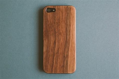 Real Natural Wood Iphone 44s 55s Case Black Walnut Wooden Iphone 5