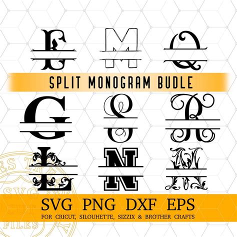 Cricut Monogram Font Vine Monogram Font Monogram Alphabet Cricut