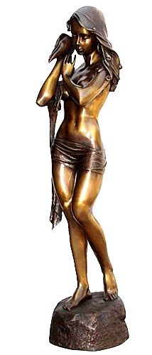 Bronze Sexy Lady Statue