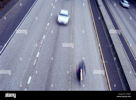Cars Driving On Freeway Stock Photo Alamy
