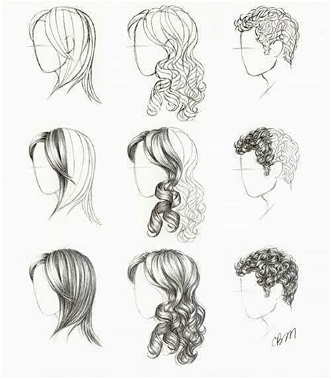 How To Draw Hair Step By Step Best Hairstyles Ideas For Women And Men