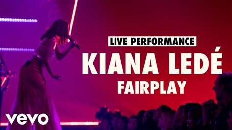 Kiana Led Fairplay Live Vevo Lift Live Sessions Youtube