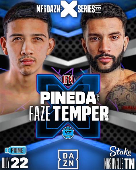 Ifn On Twitter ‼️ 𝑷𝑰𝑵𝑬𝑫𝑨 𝒗𝒔 𝑻𝑬𝑴𝑷𝑬𝑹𝑹𝑹 ‼️ With This Fight Being Originally Scheduled For Misfits