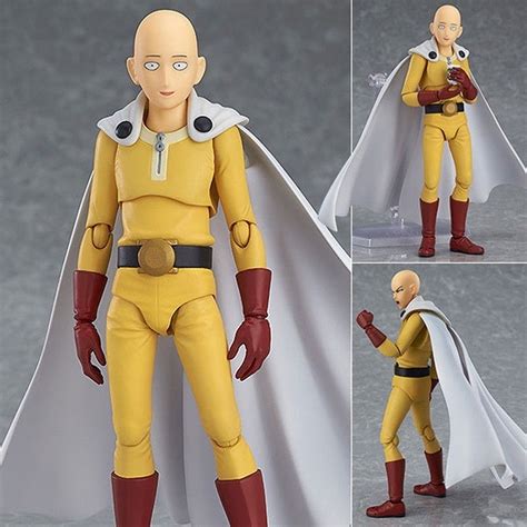 One Punch Man Figure Figma Saitama Sensei Dxf Anime Hero Action Figure Collection Toy Dxf