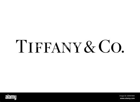 Tiffany And Co Logo White Background Stock Photo Alamy