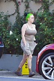 Billie Eilish, 18, wears $55 Yeezy sandals and a nude tank top in rare ...