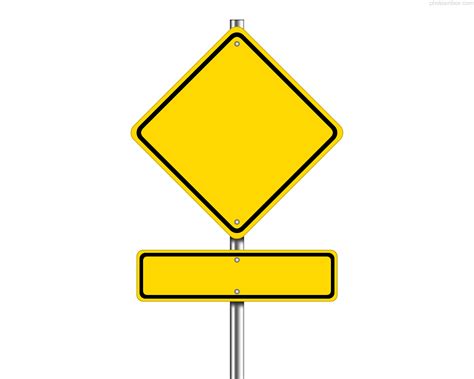 Blank Road Signs Clipart Best