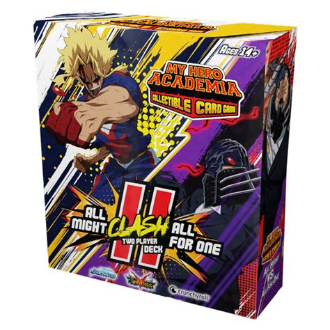 My Hero Academia Collectible Card Game 2 Player Clash Decks Wave 4