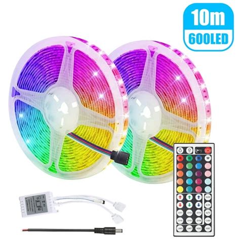 Led Strip Lights 328164ft Rgb Colored Rope Light Strip Flexible