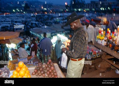 Market Scene In Uganda Stock Photo Alamy