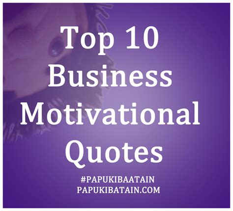 Top 10 Business Quotes Quotesgram