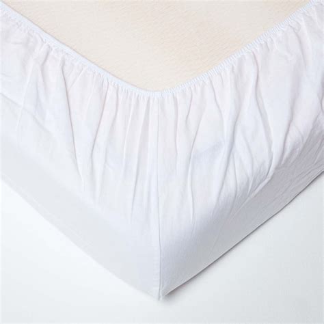 White Linen Fitted Sheet