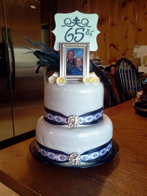 65th Wedding Anniversary Cake Decorating Community Cakes We Bake