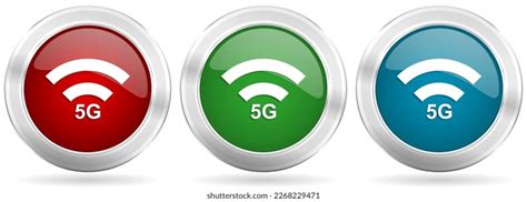 5g Internet Wireless Communication Network Vector Stock Vector Royalty