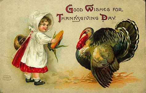 20 Fun And Cute Vintage Thanksgiving Postcards From The Early 20th