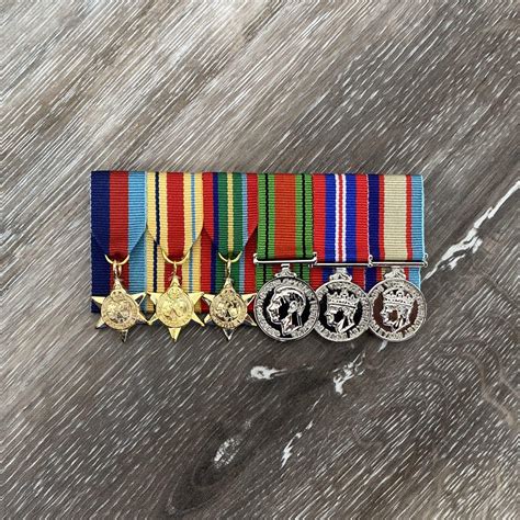 Ww2 Africa Pacific Defence Service Group Foxhole Medals
