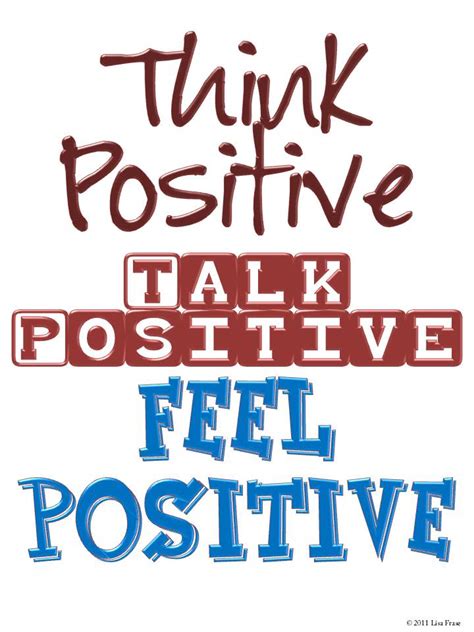 Think Positive Positive Attitude Quotes