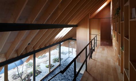 Timber Eaves House In Japan Boasts An Oversized Mono Pitched Roof