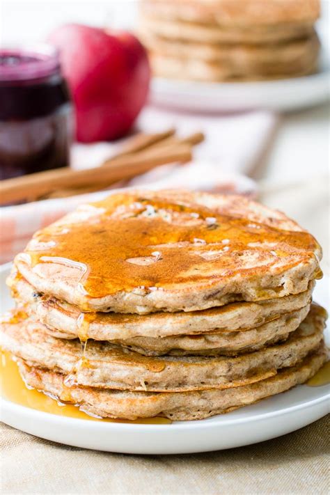 Healthy Apple Pancakes Easy Homemade Recipe The Worktop