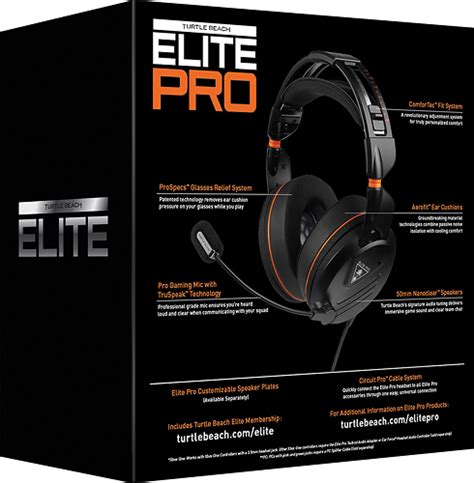 Best Buy Turtle Beach Elite Pro Tournament Wired Gaming Headset For