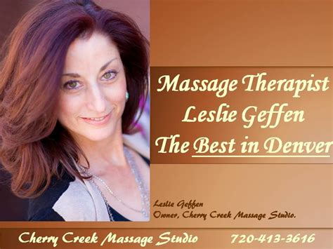 Best Denver Massage Therapist Cherry Creek Massage Studio