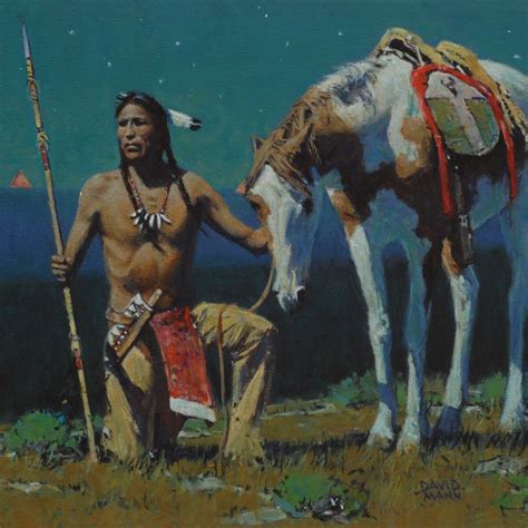 David Mann American Indian Art Native American Warrior David Mann