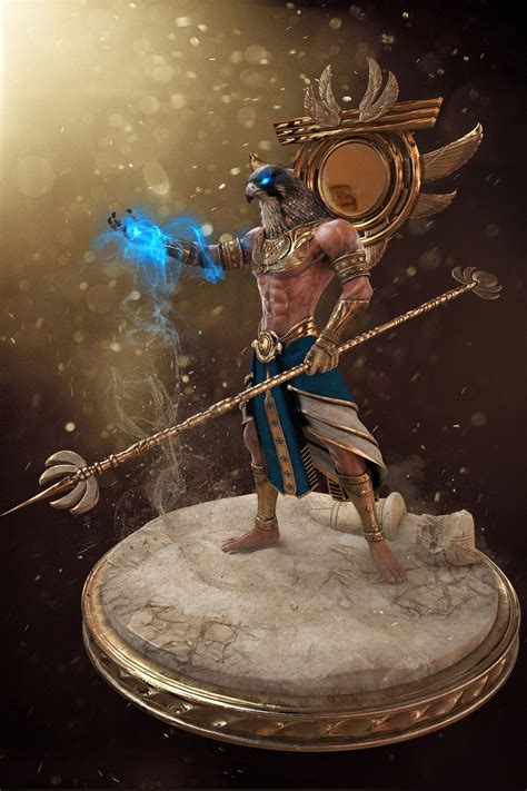 Artstation Ra The Egyptian Sun God James Lin Ancient Egyptian