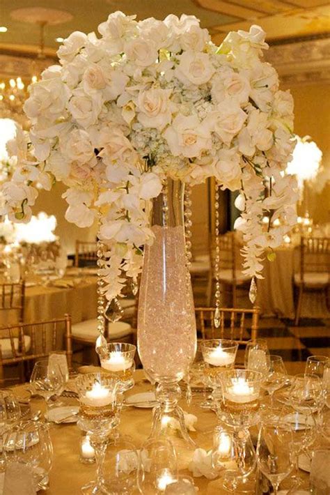 36 Amazing Wedding Centerpieces With Flowers Tall