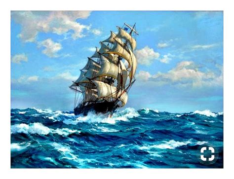 Pin By Michael Mendelssohn On Ships At Sea Storms Ship Paintings Old