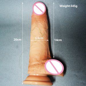 Simulation Dildo Realistic Sliding Foreskin G Spot Stimulate Soft