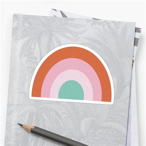 Rainbow Blush Sticker By Wendycarole Redbubble