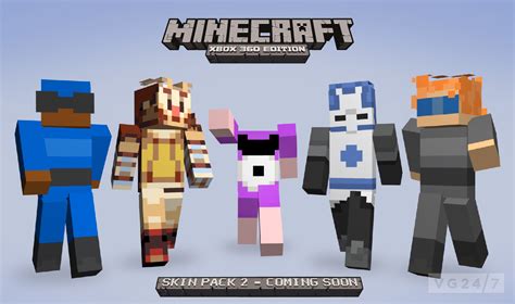 Minecraft Xbox 360 Skin Pack 2 Due August 24 Vg247