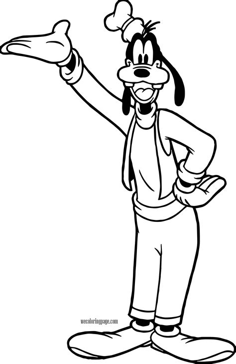 Goofy This Coloring Pages Wecoloringpage