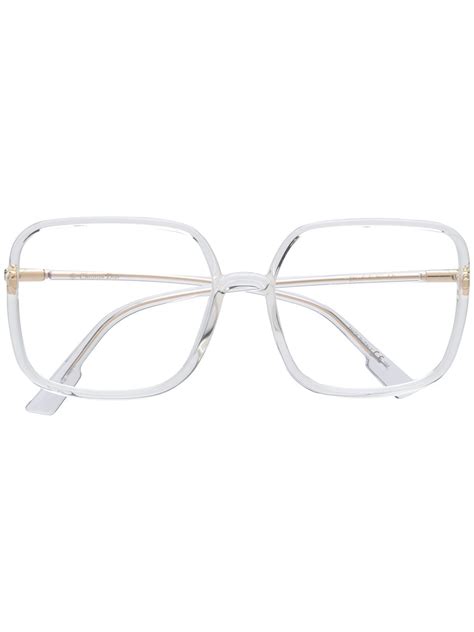 Dior Eyewear Sostellaireo1 Square Frame Glasses Farfetch
