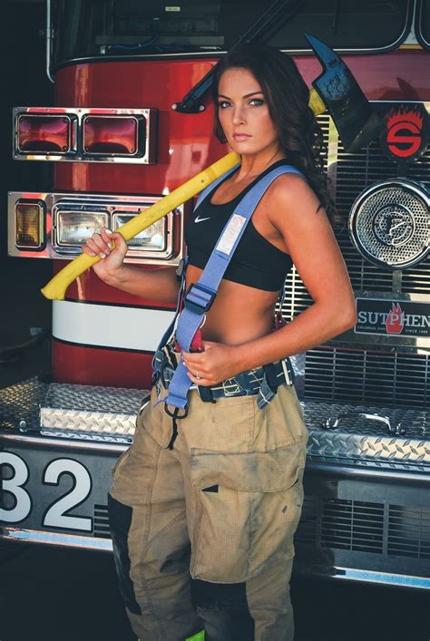 Firefighter Calendar Firefighter Pictures Female Firefighter Firefighter Tattoo Badass Women