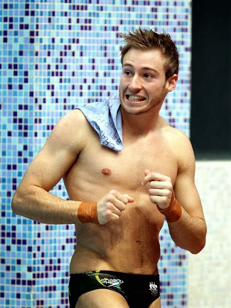 Male Athletes World Australian Diver Matthew Mitcham