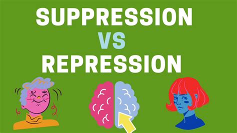 Repression Vs Suppression What Is The Difference Youtube