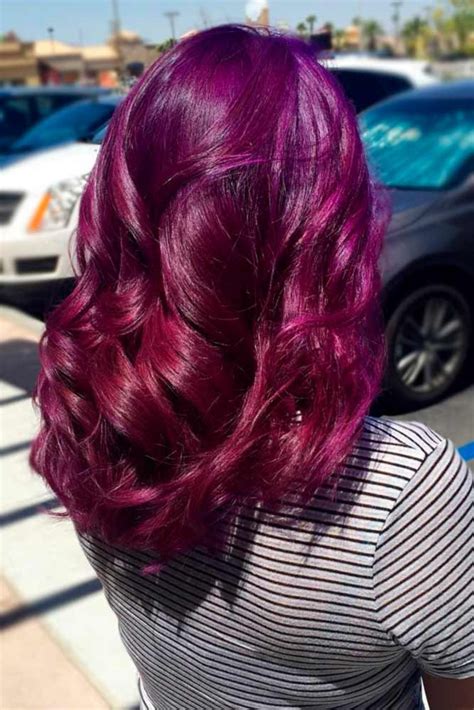 16 dark violet red hair pics colored hair