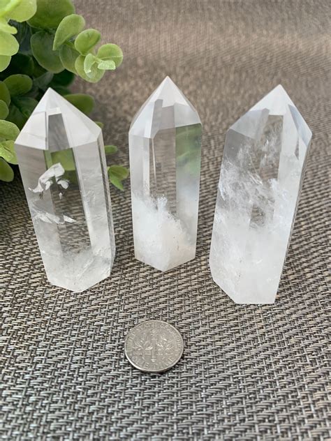 Clear Quartz Crystal Points Medium - Natural Healing Intuition