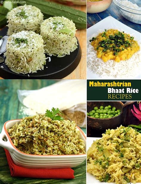 Maharashtrian Bhaat Recipes, Marathi Rice Recipes, Tarladalal.com | Recipes, Indian food recipes ...