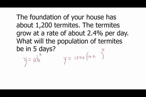 Exponential Growth And Decay Equations Worksheet Diy Projects