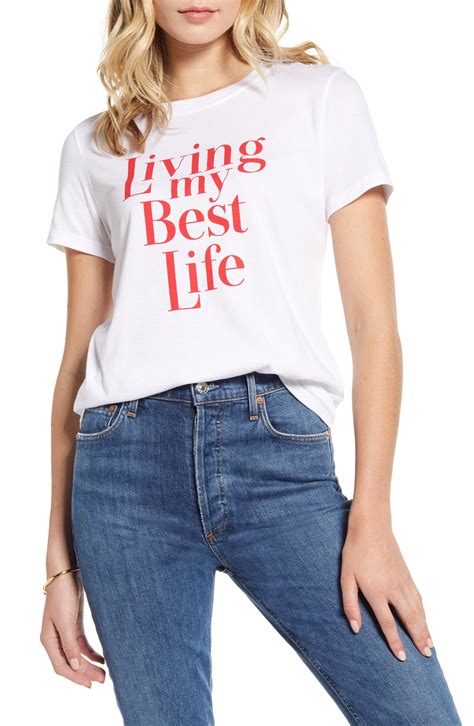 1901 Best Life Graphic Tee Women Fashion Graphic Tee Style