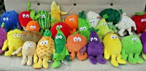Co Op Goodness Gang Fruit And Vegetables Soft Plush Toys Choose
