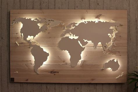 Wall World Map Map Panno Dxf File For Laser Cut And Cnc Etsy
