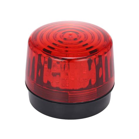 150ma Indicator Signal Llight Red Wired Flashing Light Alarm Strobe