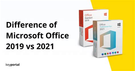 The Difference Between Microsoft Office 2019 Vs 2021