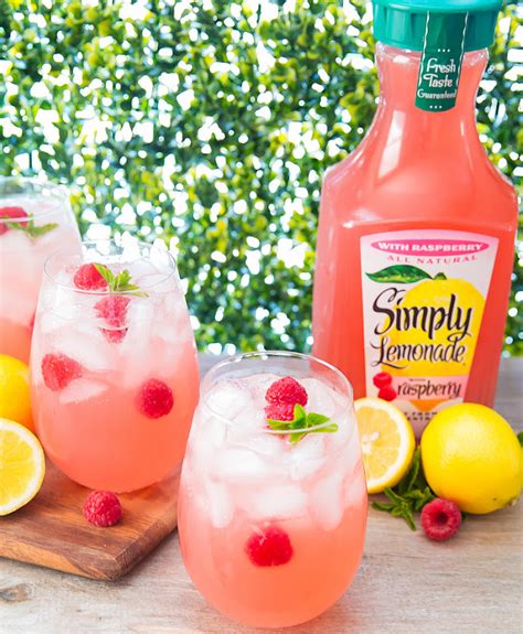 Raspberry Lemonade Vodka Punch Raspberry