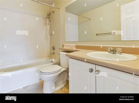 Modern Residential Bathroom Interior Stock Photo Alamy
