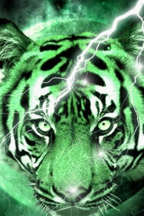 Green Tiger Tiger Wallpaper Iphone Animal Wallpaper Wallpaper